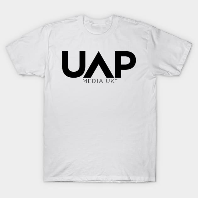 UAP Media UK Logo (Black) T-Shirt by 33oz Creative